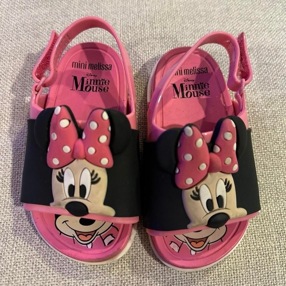 Mini Melissa Minnie Mouse sandals toddler sz 7